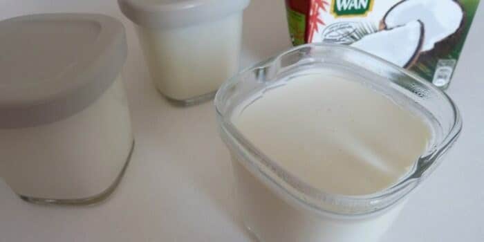 Recettes de yaourts à base de lait de coco